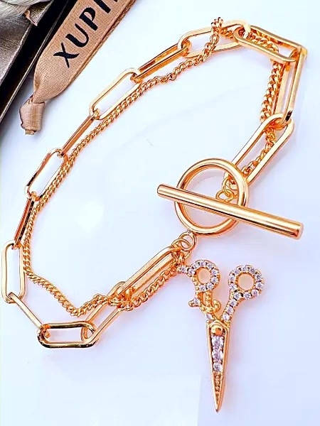 

Модный женский браслет из медицинского золота Xuping