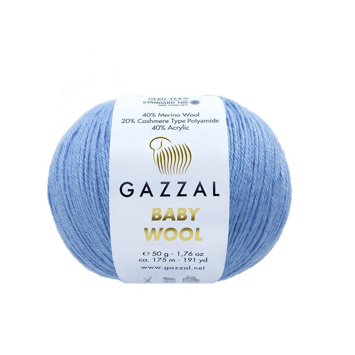 

Gazzal Baby Wool № 813 голубой