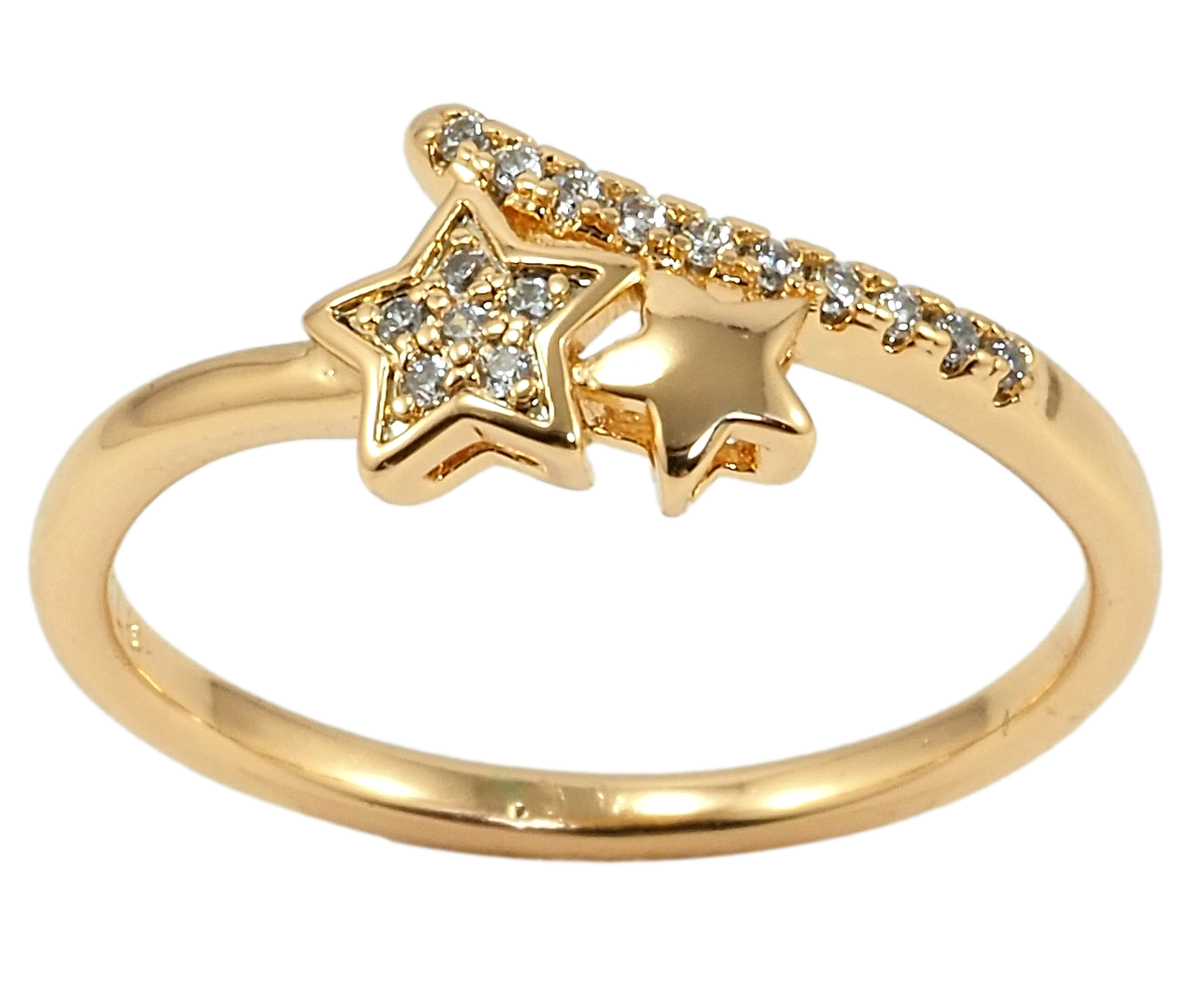 

Кольцо Xuping Позолота 18K "Звезды" р.18.5,19.5