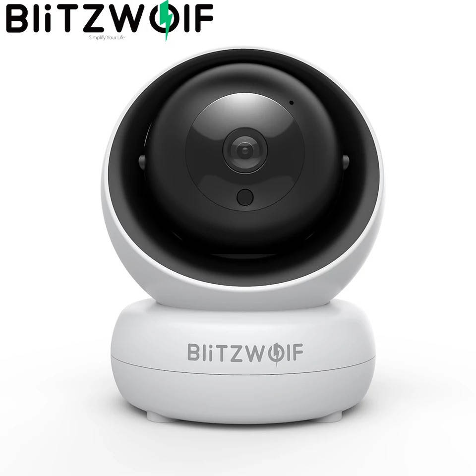 

Беспроводная поворотная Wi-Fi IP камера BlitzWolf BW-SHC2 ночная съемка, видеоняня, 1080 пикселей, 2 МП