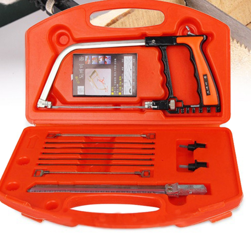 

Универсальный набор Platinum Saw 12 в 1, Ручная отрезная пила с разными полотнами в пластиковом кейсе