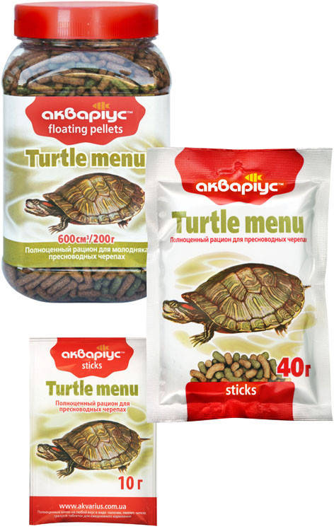 

Корм Аквариус Меню для черепах, 40гр
