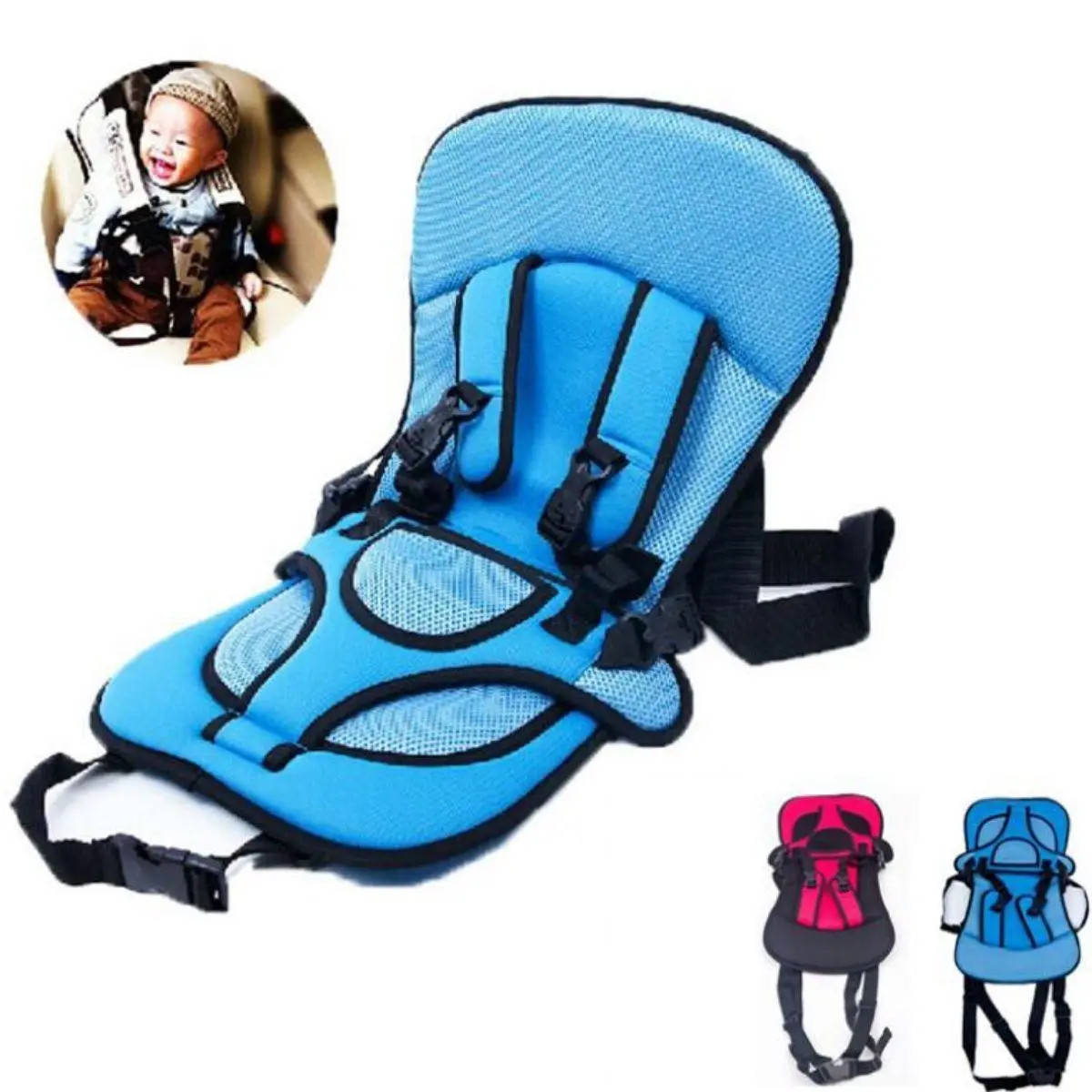 

Бескаркасное детское автокресло Multi Function Car Cushion / Кресло в машину Синий