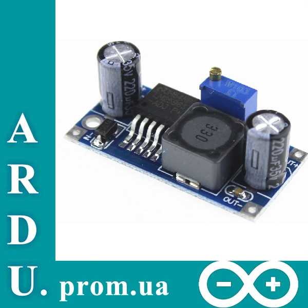 

Стабилизатор LM2596 понижающий, Вых.4-35V [#H-5]