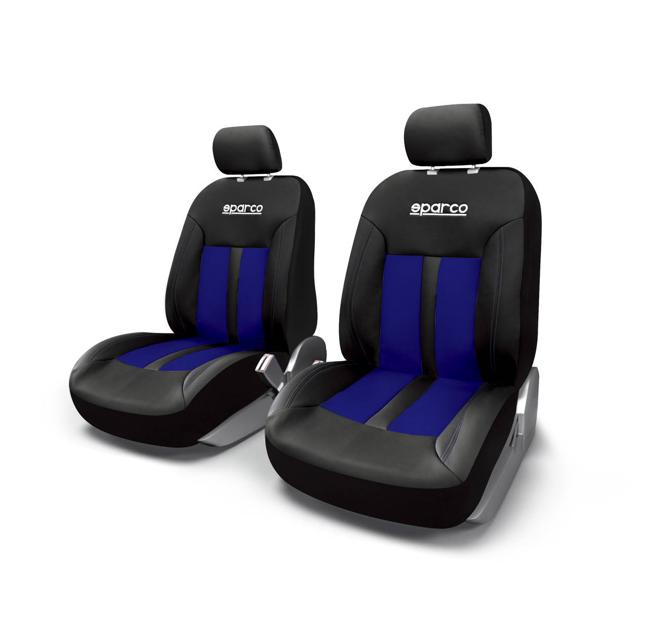 

Чехлы на сидения передние универсальные SPARCO Sport Line черно-синие 2шт 168546