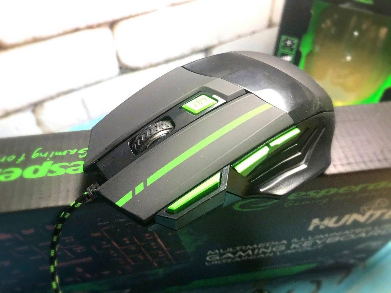 

Мышка Esperanza MX201 Wolf green (EGM201G), Зелёный