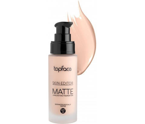 

Тональная основа Topface Skin Editor Matte PT465