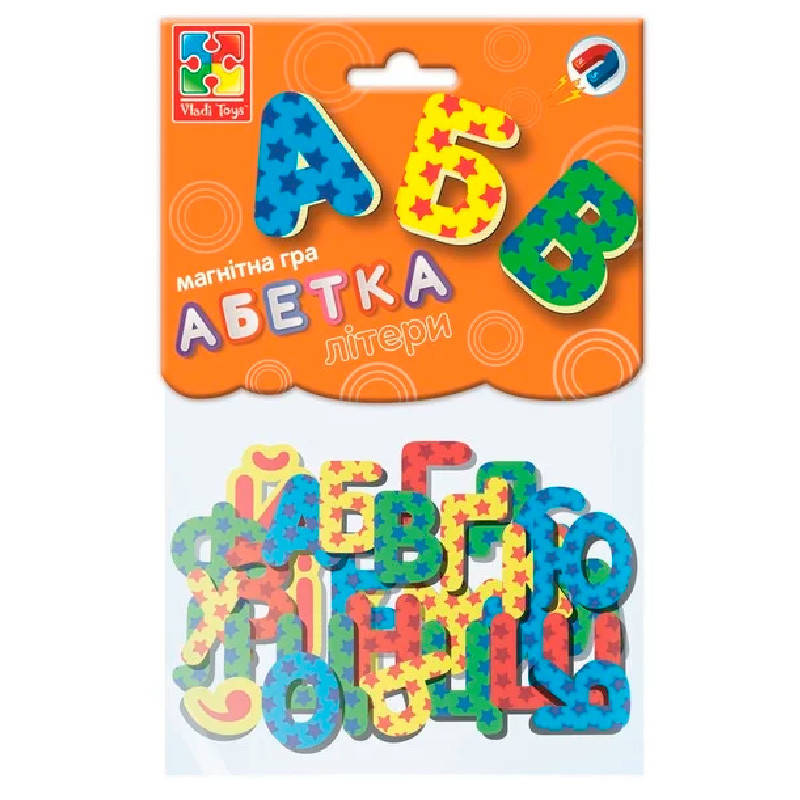 

Магнитная игра Азбука ТМ "Vladi Toys" VT 5900-02, укр.
