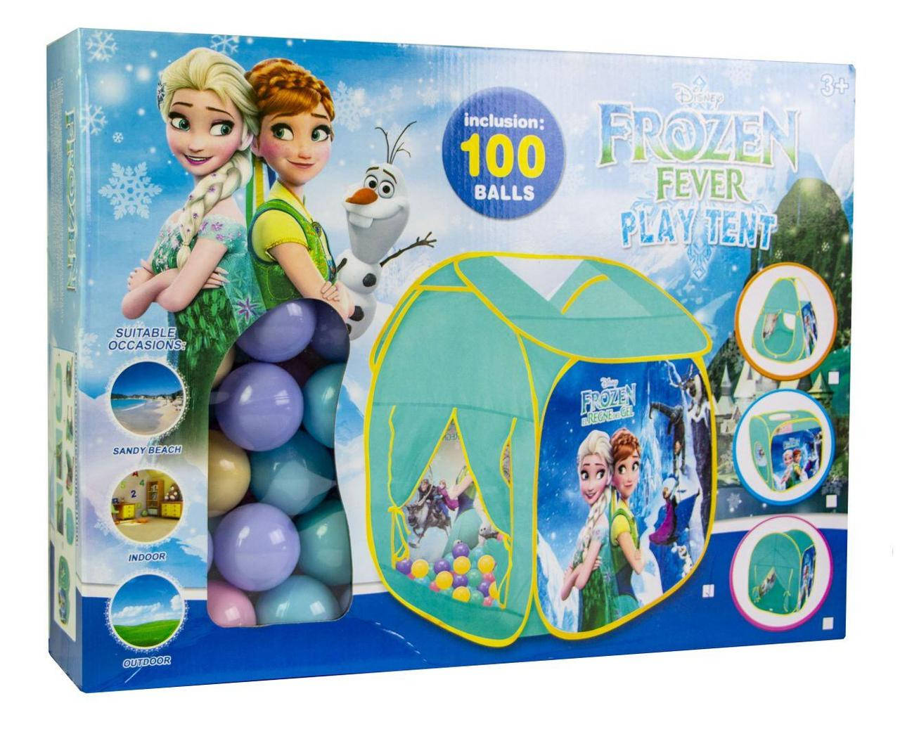 

Детская палатка "FROZEN" с шариками"Холодное сердце"