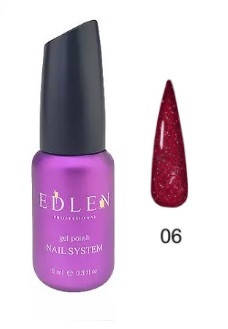 

Гель-лак EDLEN Flash Fire № 06 (бордовый, светоотражающий), 9 мл