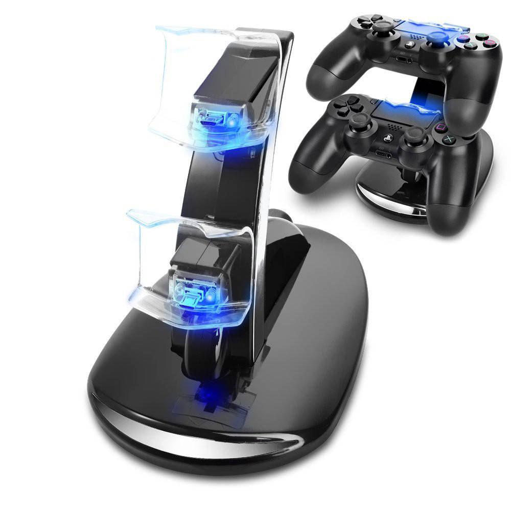 

Зарядка-подставка для джойстиков PS4 Slim/Pro, Черный