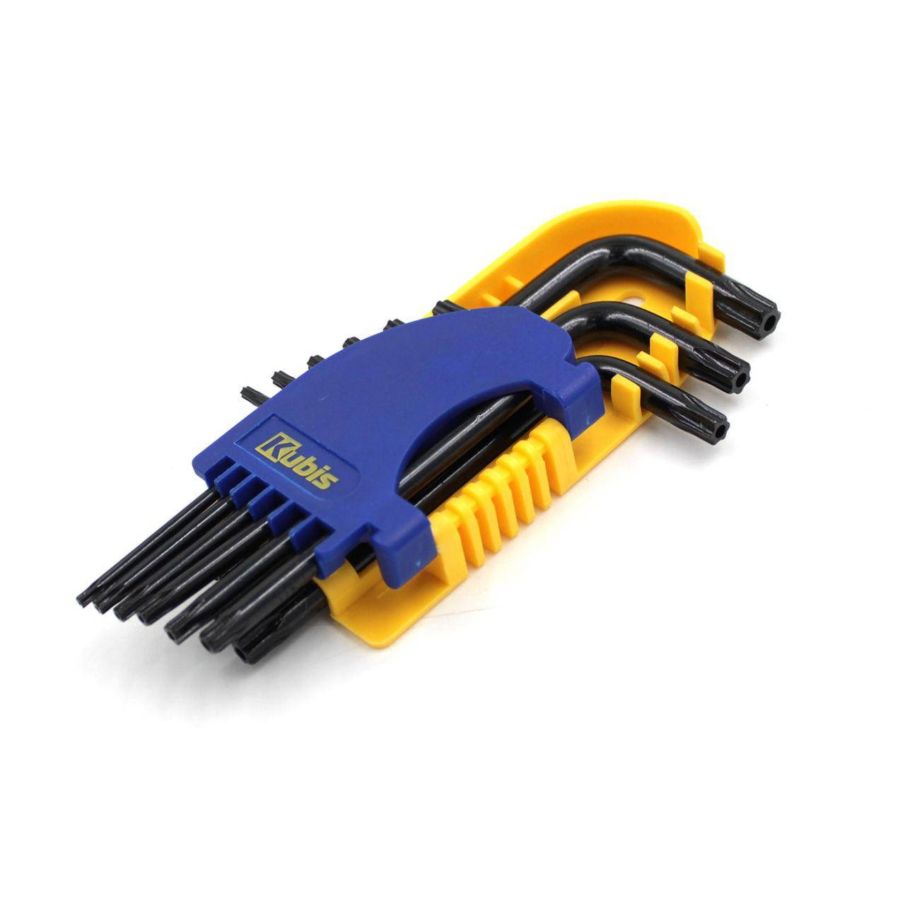 

Ключи шестигранные Torx T10-T50, короткие, СrV, 9шт