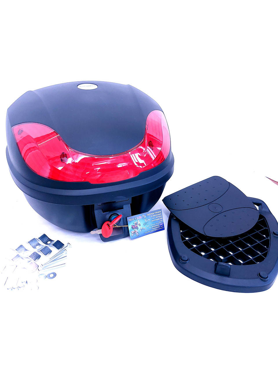 

Кофр средний пластмассовый FXW 380х380х300мм, черный матовый HF-816