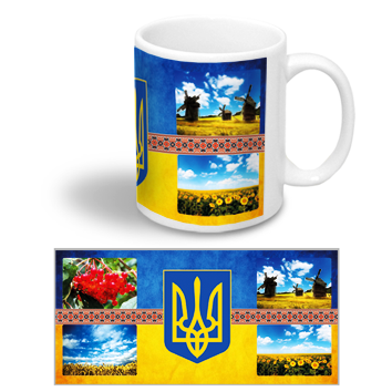 

Керамическая чашка "Герб України"
