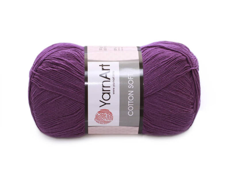 

YarnArt Cotton Soft, Фуксия, Фиолетовый