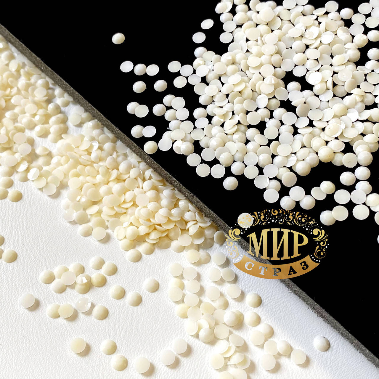 

Недорогие стразы цвет Ivory (бежевый) ss16 (4мм) Цена за 100шт.