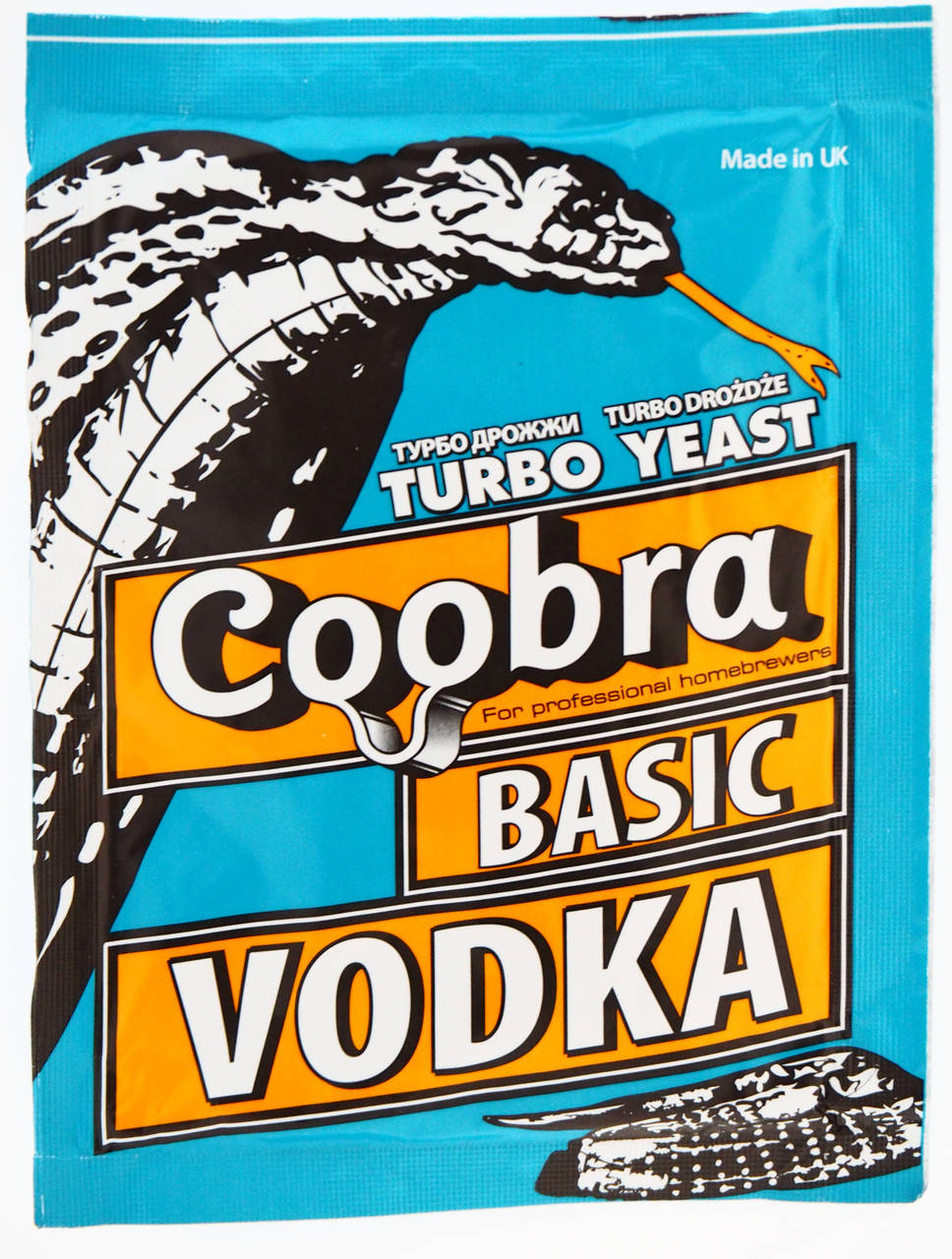 

Cухие турбо дрожжи Coobra Basic Vodka