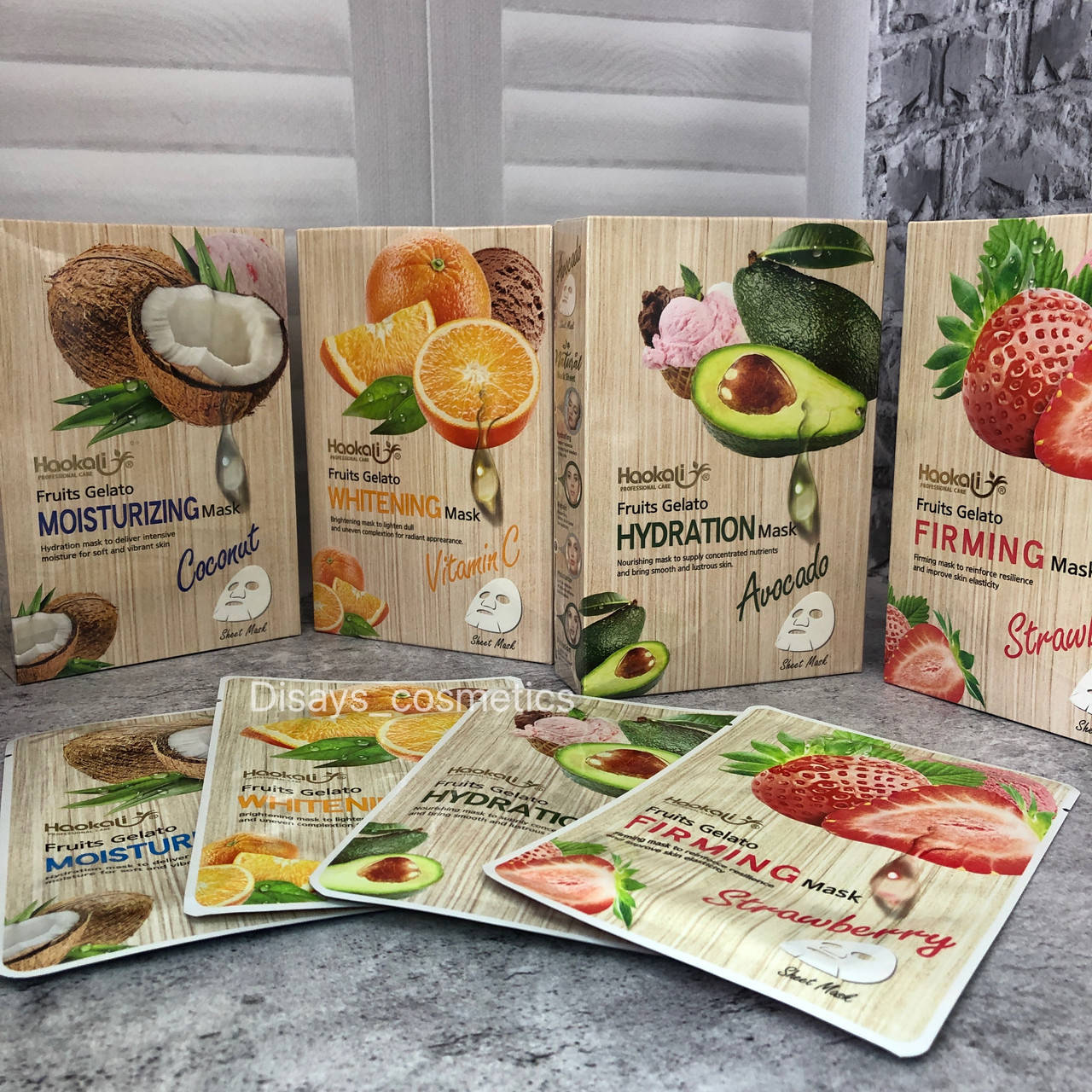 

Тканинні маски Wokali Fruits Gelato Moisturizing Mask