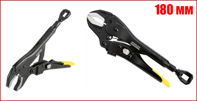 

Клещи зажимные сварочные 180 мм Stanley FMHT0-75409