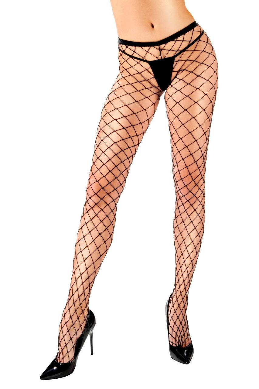 

Колготки в крупную сетку Anne De Ales Ginna T1, Черный