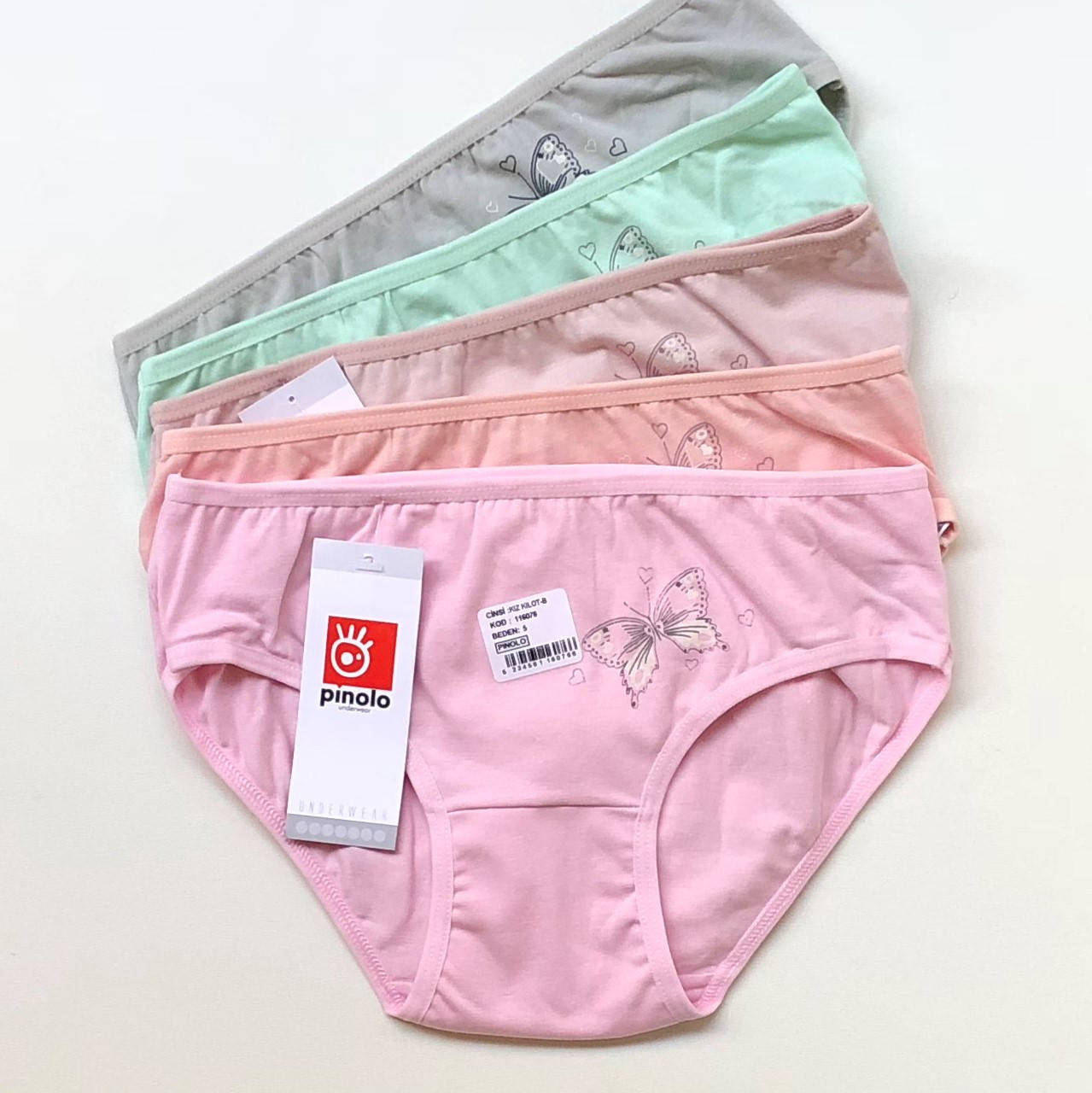 

Трусики детские для девочки Pinolo 8/9 лет, Разные цвета