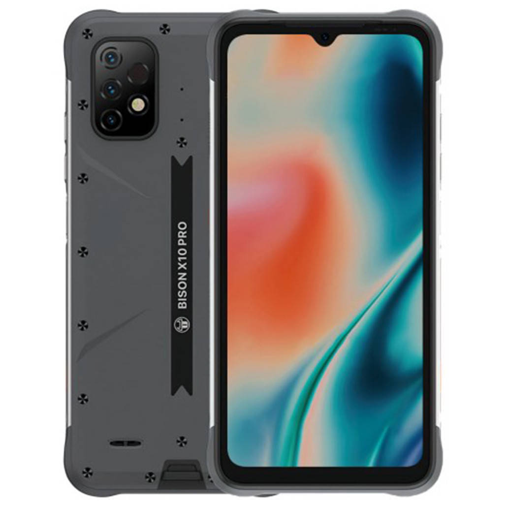 

Смартфон Umidigi Bison X10 Pro 4/128GB (Gray) [65335], Серый