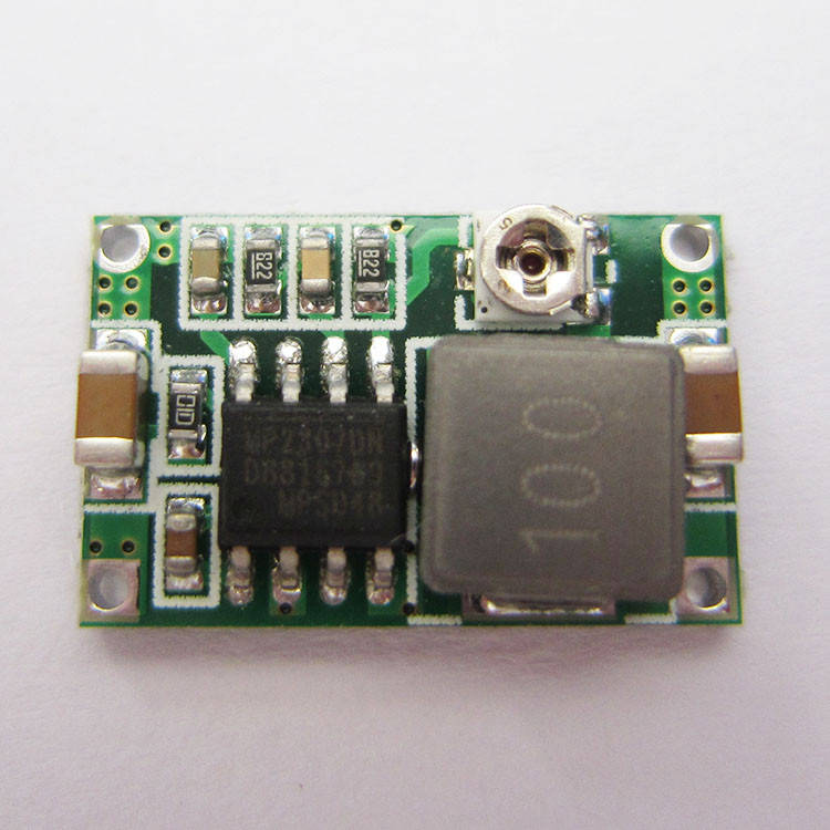 

DC-DC понижающий преобразователь IN 4.75-23V / OUT 1.00-17V 3A (модуль Mini360)