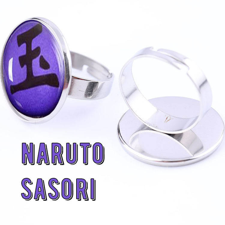 

Кольцо Сасори Наруто Naruto Sasori из нержавеющей стали размер регулируется