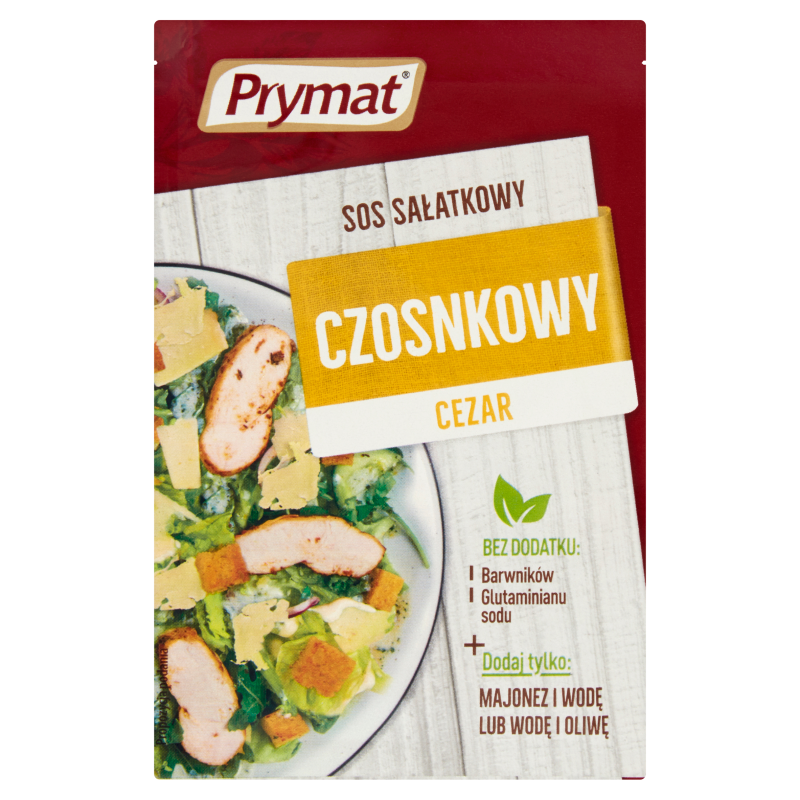 

Prymat sos salatkowy czosnkowy Cezar Соус салатный чесночный Цезарь 9 г