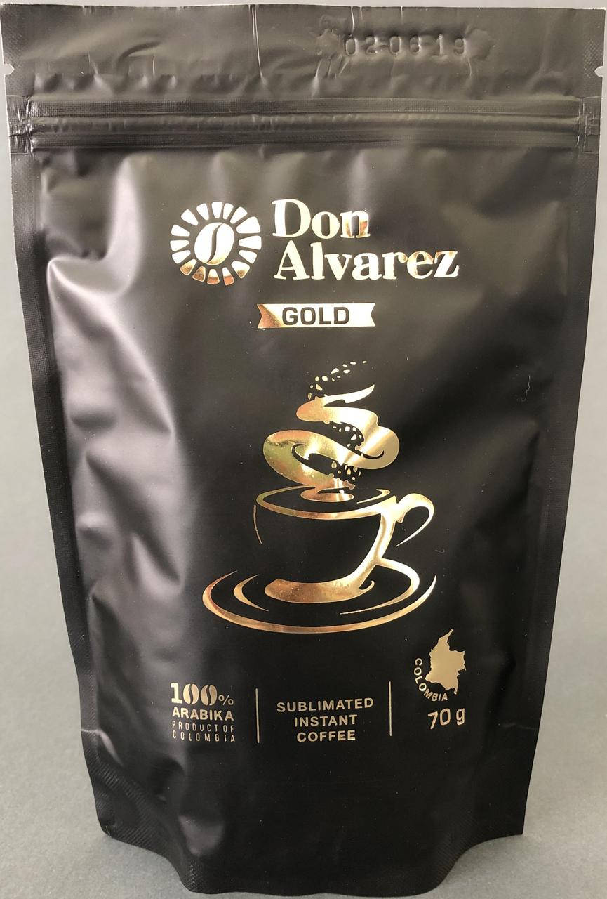 

Don Alvarez Gold 70 г Колумбия кофе растворимый сублимированный