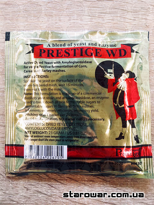 

Prestige Дрожжи для зерна WD