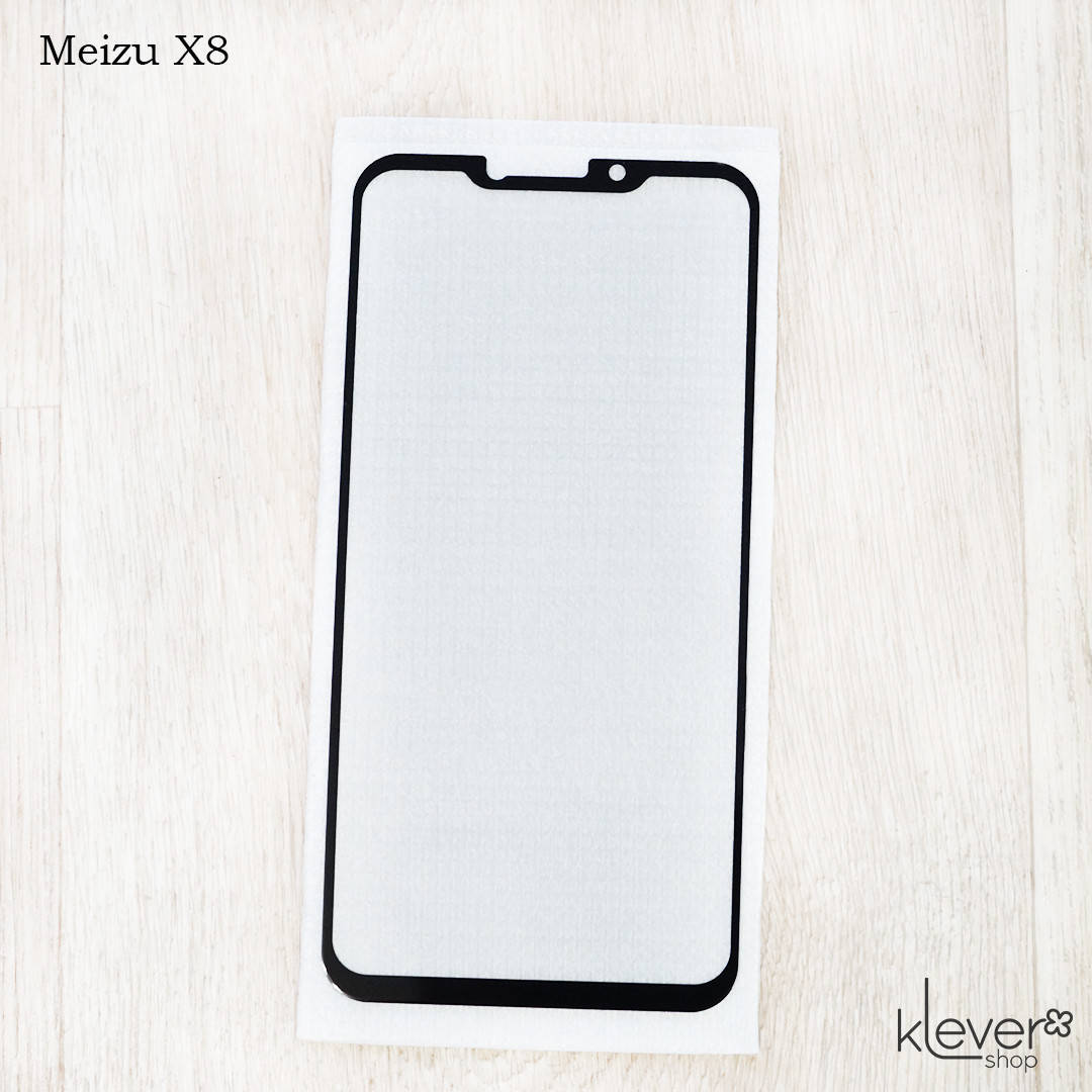 

Защитное стекло для Meizu X8, Full Cover, black silk, Черный