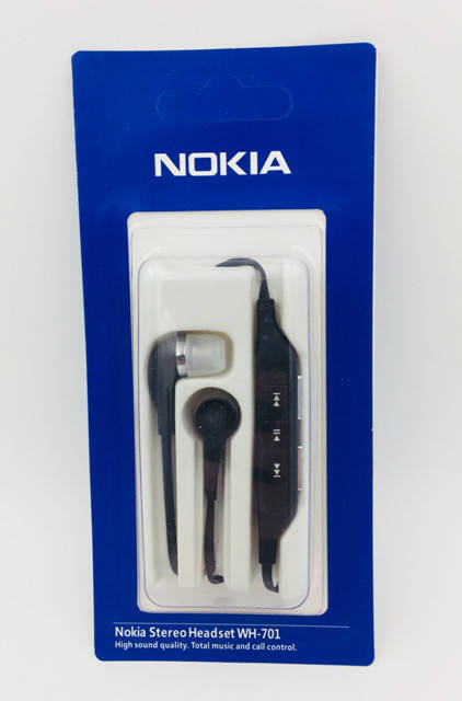 

Наушники / Hands Free гарнитура Nokia WH-701 Black, Черный