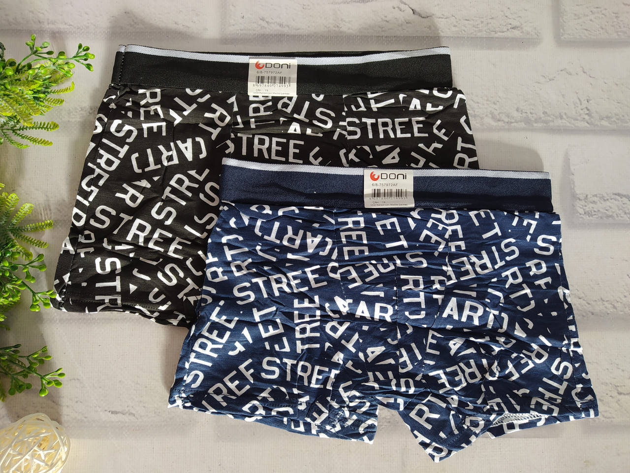 

Детские трусы L на 5-7 лет для мальчика хлопок Doni M4906, Разные цвета