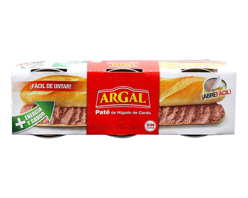 

Паштет печеночный свиной Argal Pate, 3шт*83г