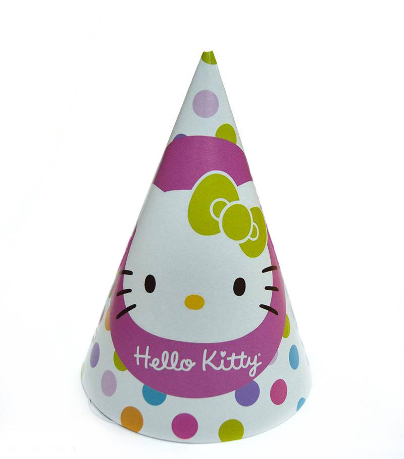 

Колпак праздничный 15 см,"Hello Kitty"