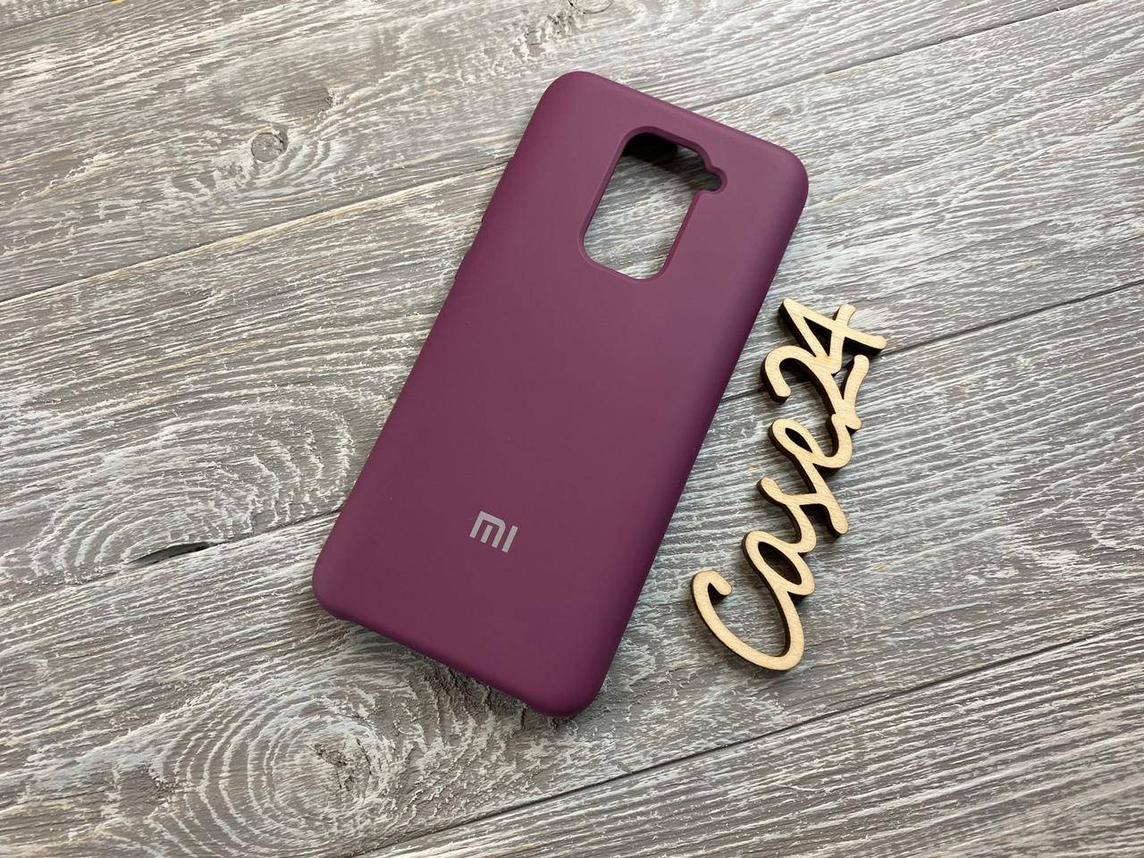 

Чехол Soft touch для Xiaomi Redmi Note 9 (9 цветов) баклажановый