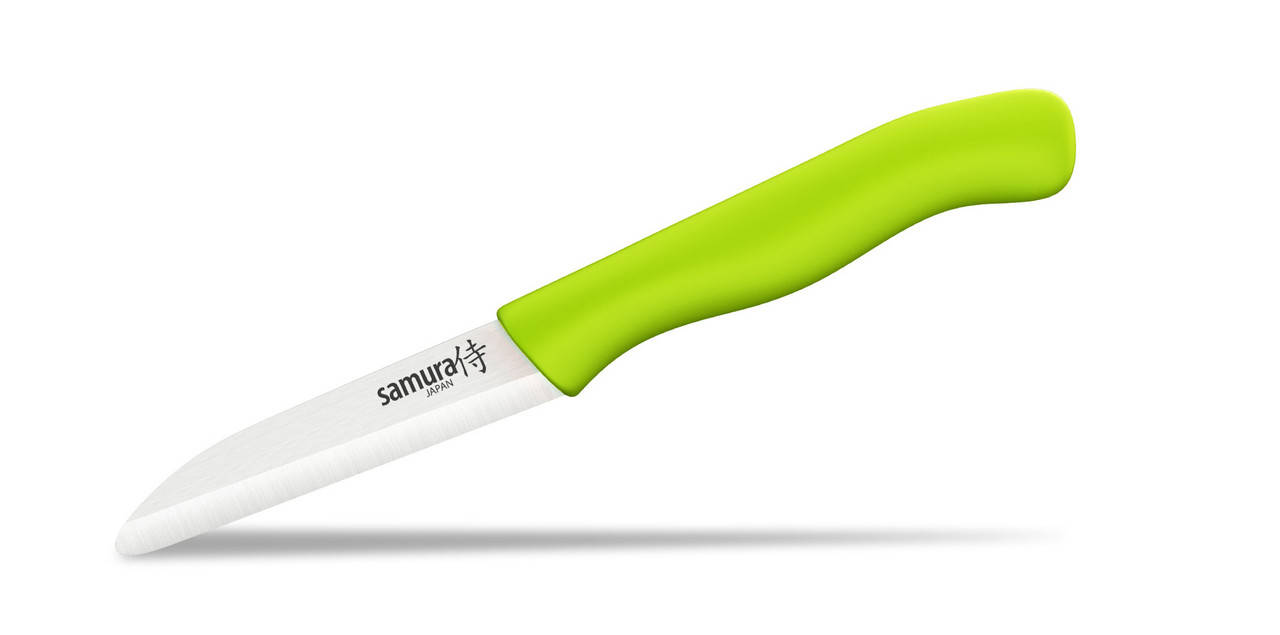 

Нож кухонный Samura овощной керамический зеленый 75 мм ECO-Ceramic (SC-0011GRN)