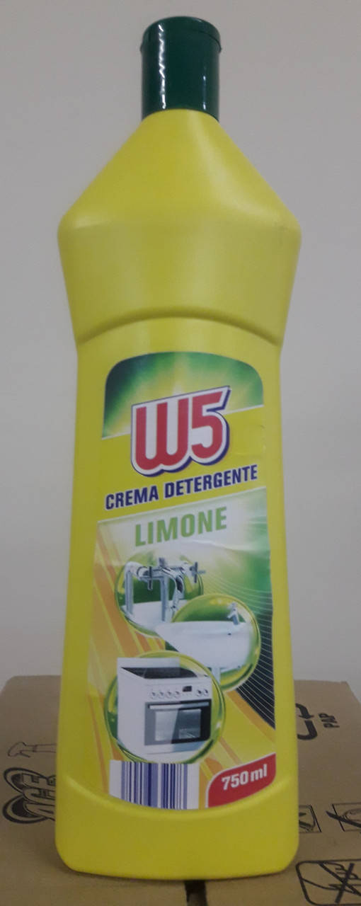 

Молочко для чищення поверхонь у кухні та ванній кімнаті W5 Limone 750 мл