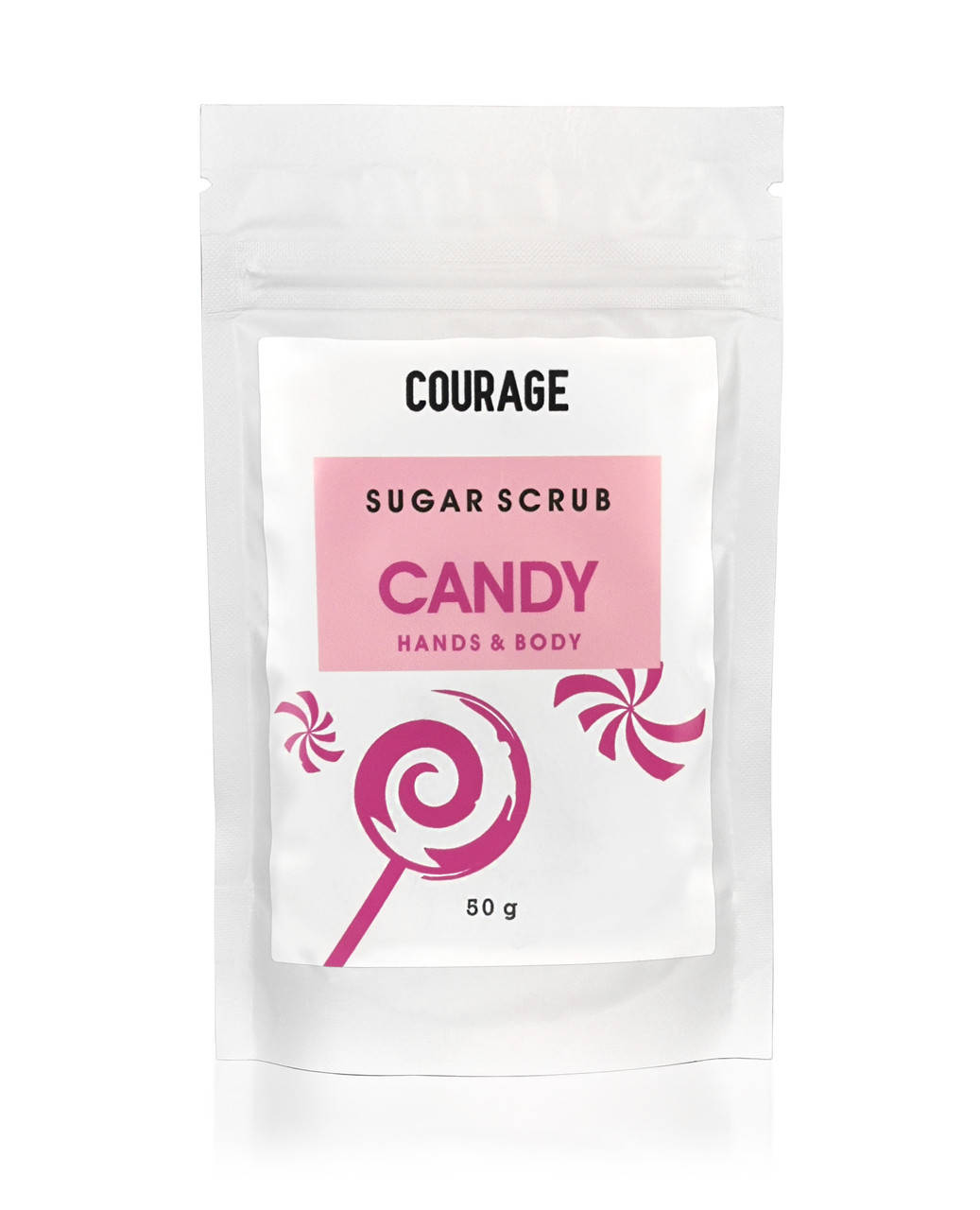 

COURAGE Скраб для тіла цукровий Sugar scrub mini 50 г цукерка
