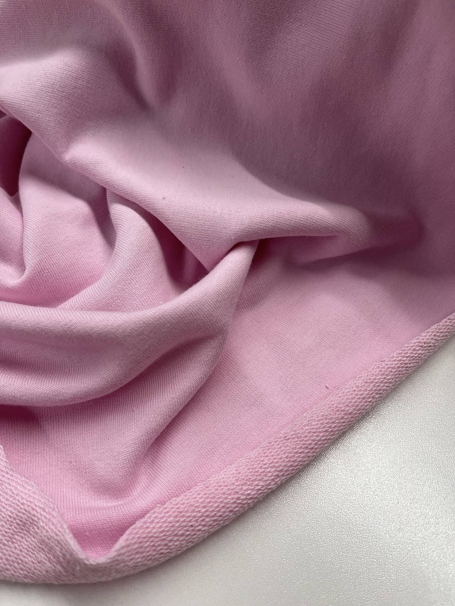 

Трикотаж футер 3х нить петля BASE/ светло-розовый