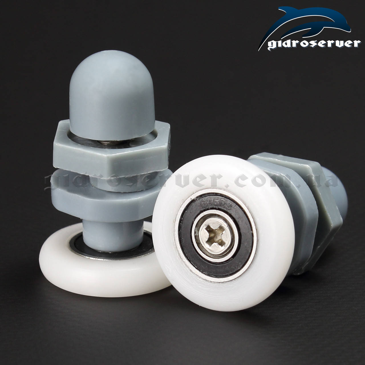 

Ролик для душевой кабины, гидробокса B-27A., Серый