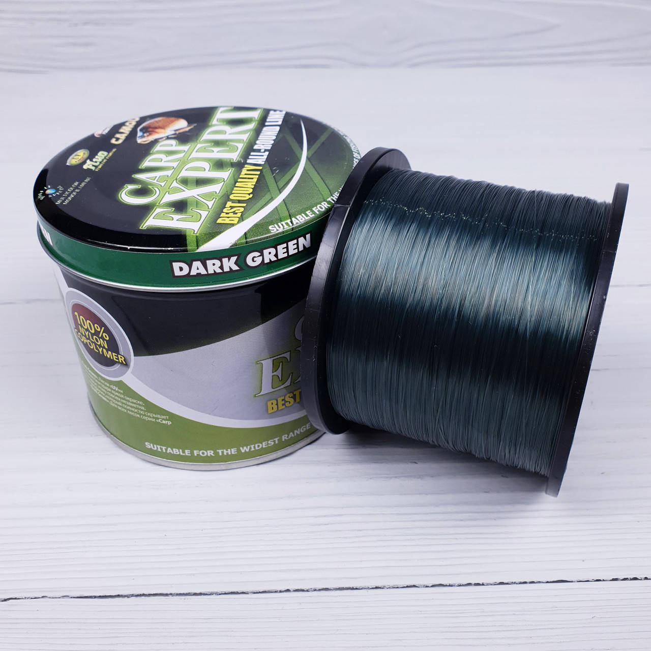 

Леска Carp Expert Dark Green 1200м 0.35мм 16.4кг, Темно-зеленый