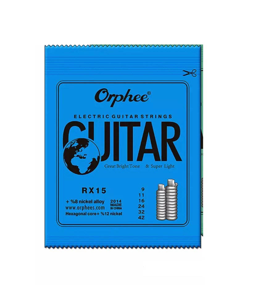 

Струны струни Orphee НИКЕЛЕВЫЕ для электрогитары електрогитари 009-042