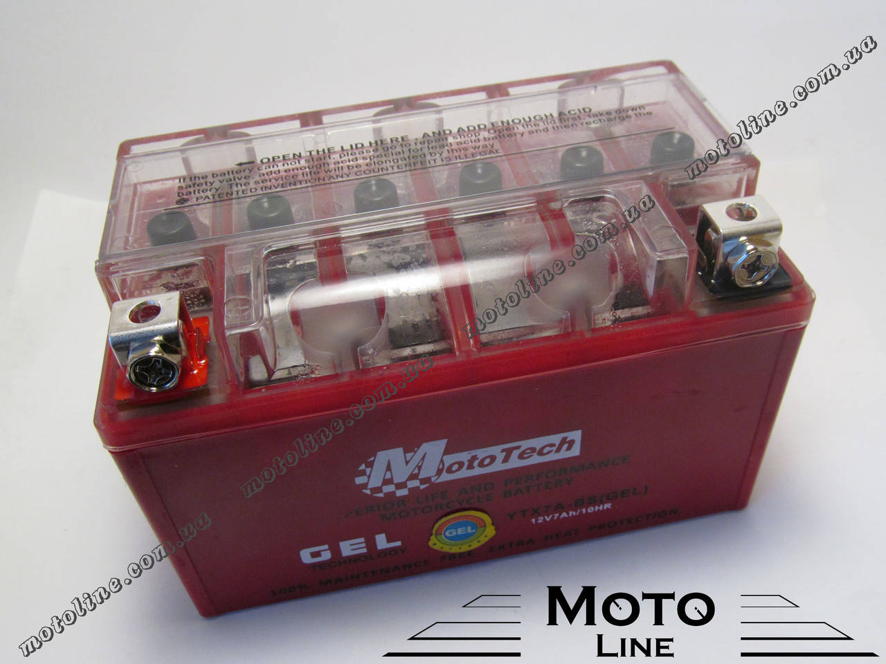 

Аккумулятор АКБ 7А YTX7A-BS(GEL) 12V7AH/10HR Mototech