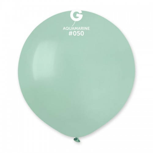 

Латексный воздушный шар 19" Gemar ( 48 см ) пастель АКВАМАРИН