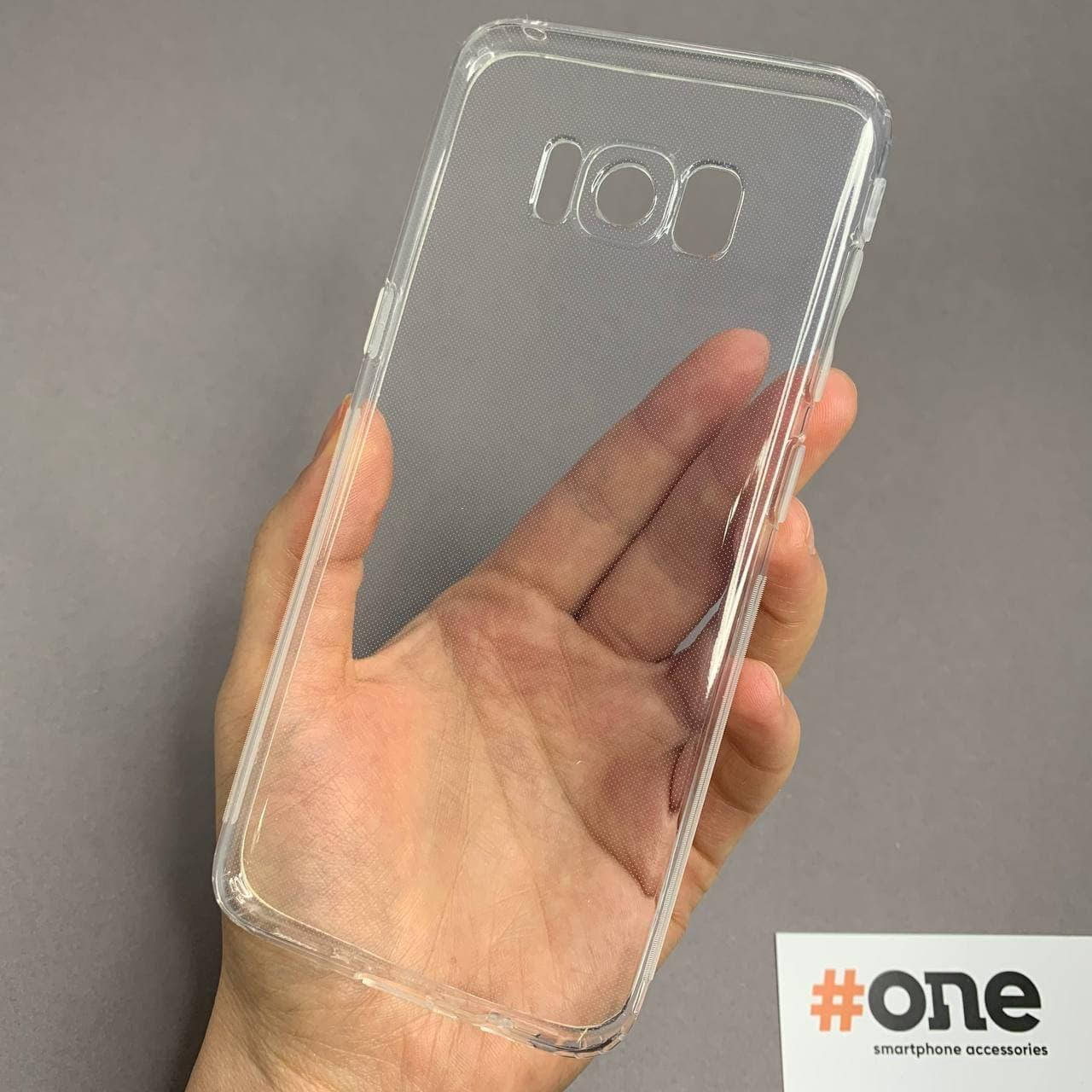 

Чехол для Samsung Galaxy S8 силиконовый с заглушками чехол на телефон самсунг с8 прозрачный THN