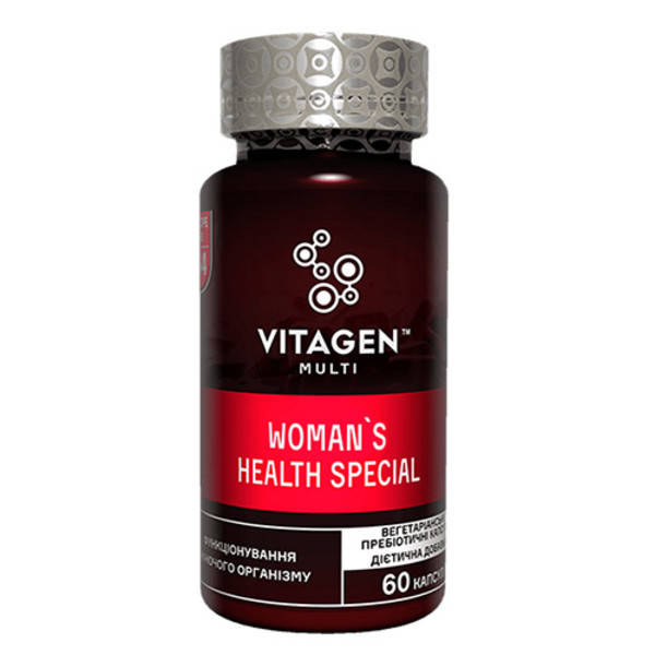 

Вітаджен N34 Жіноче здоров'я / VITAGEN Woman's Health Special капсули №60