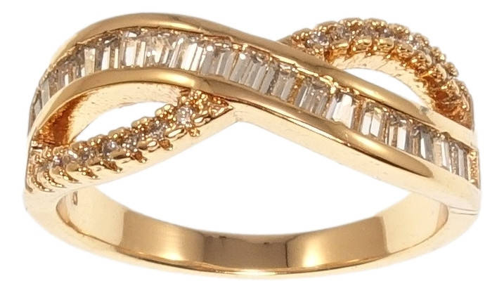 

Кольцо Xuping Позолота 18K "Бесконечность" р.16,17,18.5,19,20,20.5