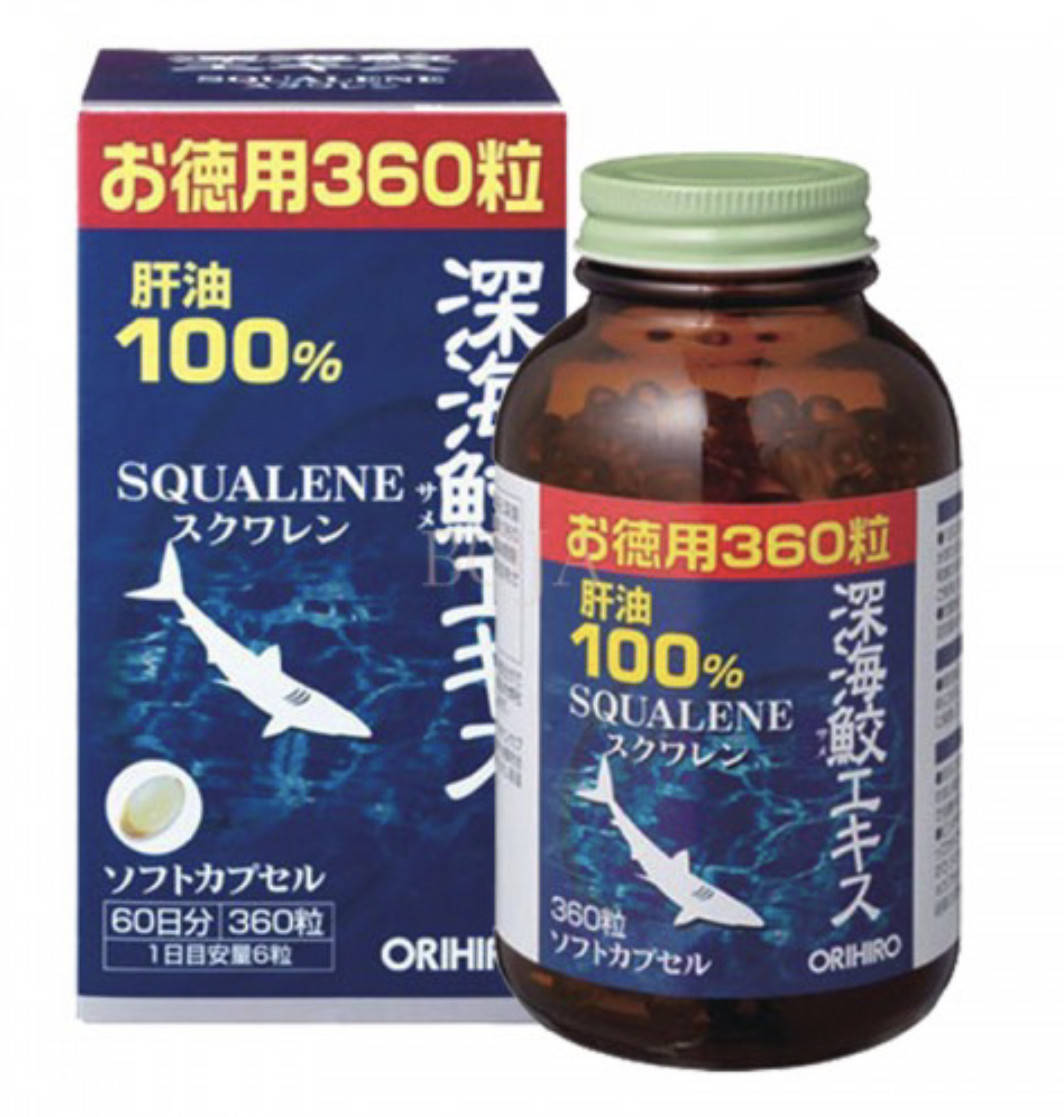 

Биодобавка Сквален Orihiro (360 капсул -60 дней)
